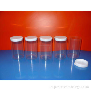 PVC Tubes with white plugs